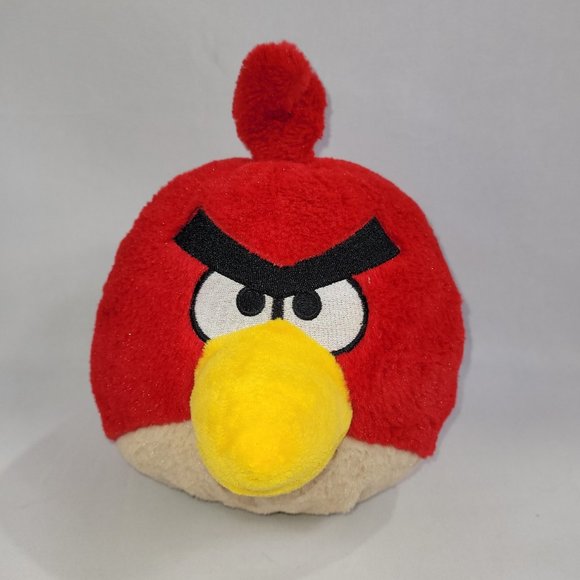 Angry Birds Plush 8" Red Bird Stuffed Video Game Toy - Picture 1 of 1